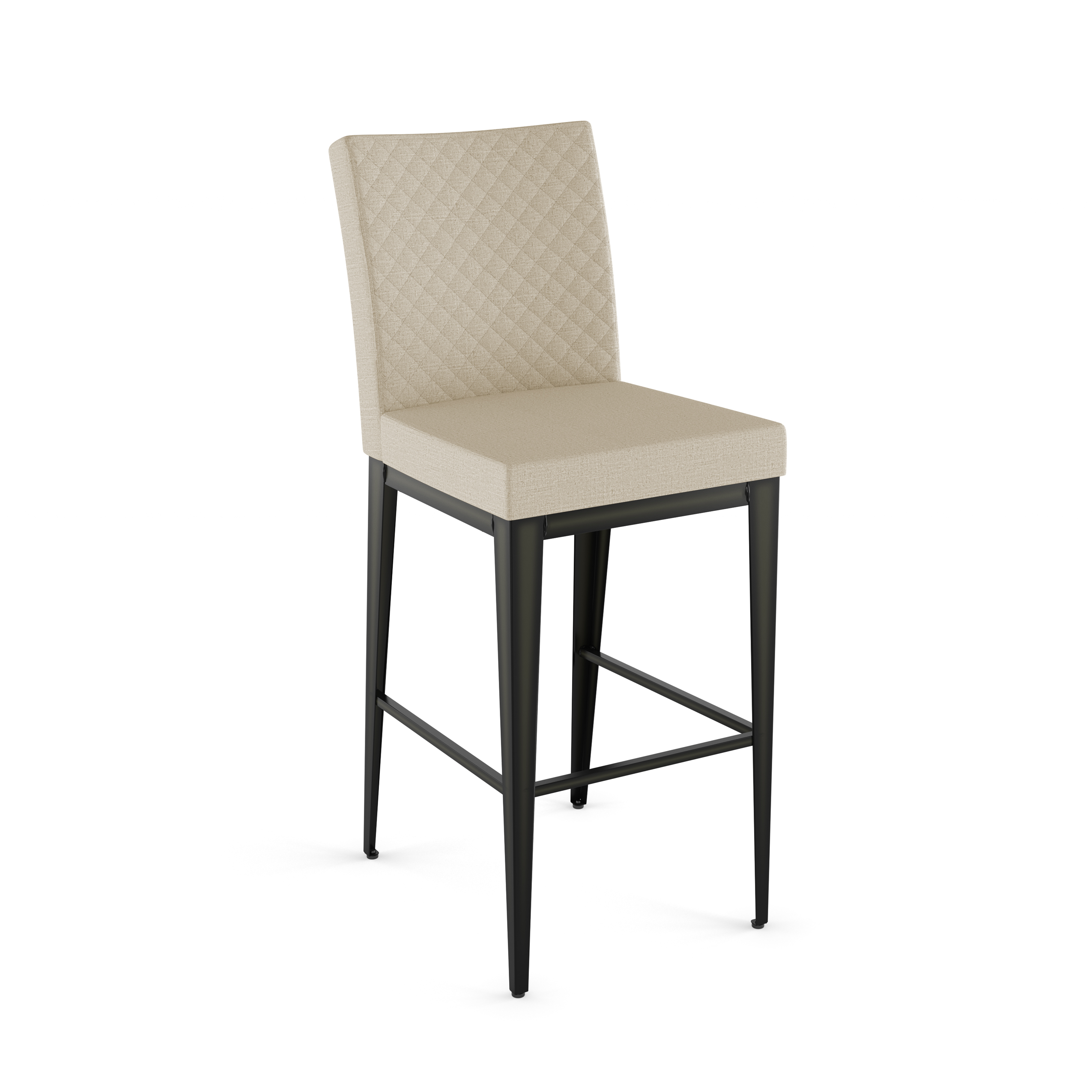 Pablo Upholstered Quilted Non Swivel Stool